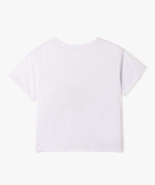 Tee-shirt manches courtes avec inscription fille - Harvard University vue3 - HARVARD - GEMO