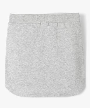 Jupe courte en maille jogging fille vue4 - GEMO 4G FILLE - GEMO
