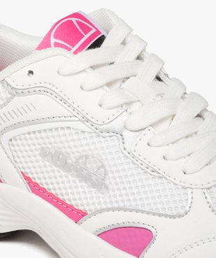 Baskets femme bicolores en mesh style running - Ellesse vue6 - ELLESSE - GEMO