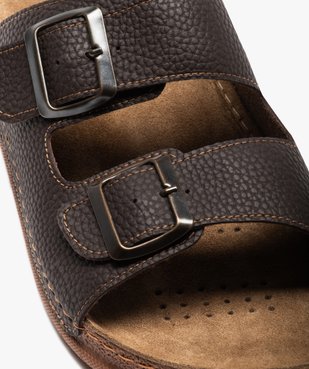 Sandales homme confort avec brides à boucles vue6 - GEMO (CASUAL) - GEMO