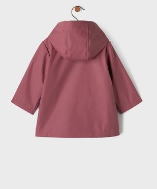 Imperméable chaudement doublé en matière déperlante bébé fille vue5 - GEMO(BEBE DEBT) - GEMO