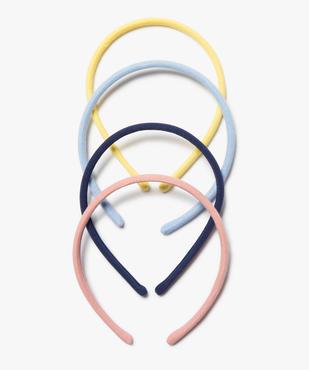 Serre-tête fille en maille fine (lot de 4)  vue2 - GEMO (ACCESS) - GEMO