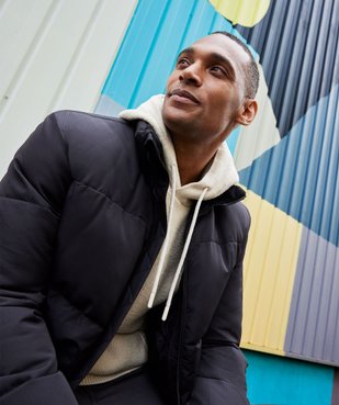 Blouson matelassé avec col montant homme vue1 - GEMO 4G HOMME - GEMO