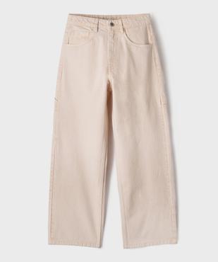 Jean super baggy avec taille ajustable garçon vue1 - GEMO (JUNIOR) - GEMO