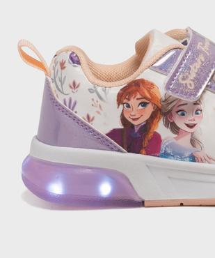 Baskets à scratch motif Reine des neiges à semelle lumineuse fille - Disney vue6 - REINE DES NEIGE - GEMO