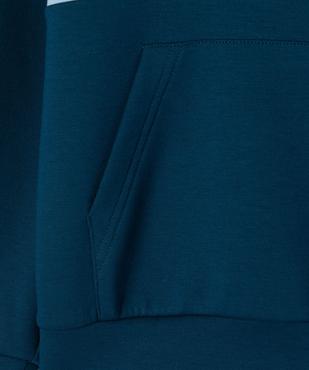 Sweat garçon color block à col montant zippé garçon vue4 - GEMO (ENFANT) - GEMO