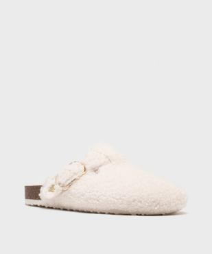 Sabots d’intérieur en sherpa avec boucle femme - LuluCastagnette vue2 - LULUCASTAGNETTE - GEMO