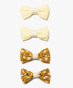 Pinces à cheveux fille en forme de nœuds (lot de 4) vue1 - GEMO (ACCESS) - GEMO