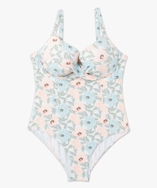 Maillot de bain femme grande taille 1 pièce à armatures vue4 - GEMO (PLAGE) - GEMO