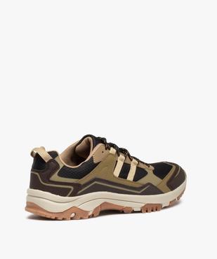 Chaussures de trekking homme à lacets et semelle crantée vue4 - GEMO (CASUAL) - GEMO