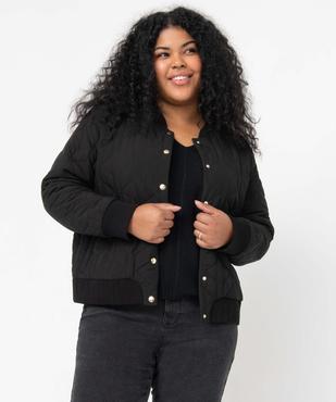 Blouse femme grande taille au matelassage graphique vue2 - GEMO 4G GT - GEMO