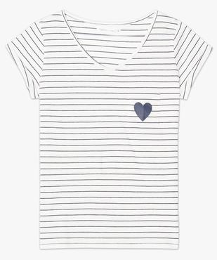 Haut de pyjama à manches courtes vue4 - GEMO(HOMWR FEM) - GEMO