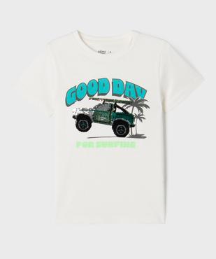 Tee-shirt manches courtes avec sequins réversibles garçon vue1 - GEMO 4G GARCON - GEMO