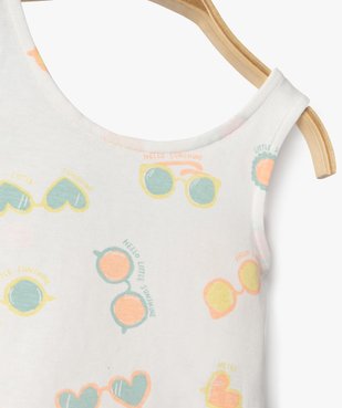Débardeur à motifs bébé fille vue3 - GEMO 4G BEBE - GEMO