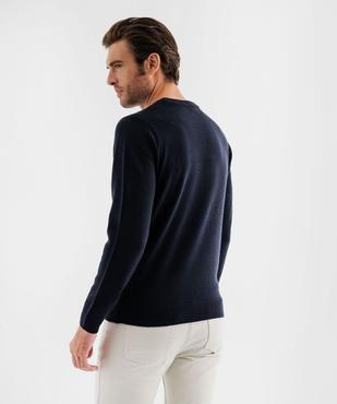 Pull de Noël à motifs en relief homme vue3 - GEMO (HOMME) - GEMO