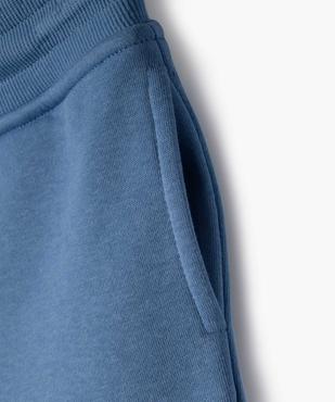 Bermuda en maille avec intérieur molletonné garçon vue6 - GEMO (ENFANT) - GEMO