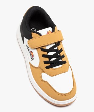 Baskets tricolores avec fermeture scratch garçon - Ellesse vue5 - ELLESSE - GEMO
