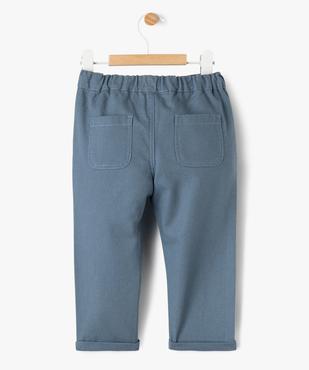 Pantalon en lin et coton bébé garçon vue3 - GEMO(BEBE DEBT) - GEMO