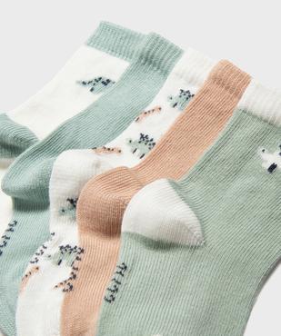 Chaussettes coton biologique bébé garçon vue2 - GEMO 4G BEBE - GEMO