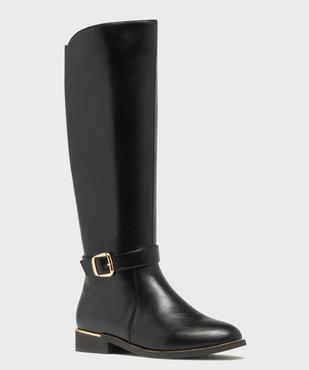 Bottes avec bride cheville et élastique sur la tige femme - Valentina Baldano vue2 - VALENTINA BALDA - GEMO