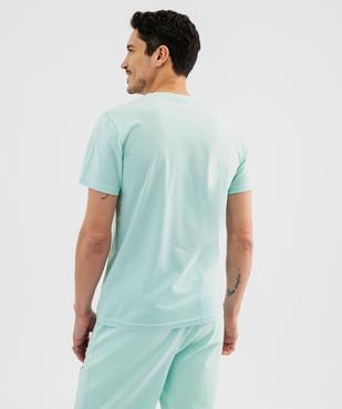 Tee-shirt manches courtes avec inscription graffiti homme vue3 - GEMO (HOMME) - GEMO