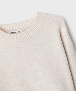 Pull à col rond fille vue2 - GEMO (ENFANT) - GEMO
