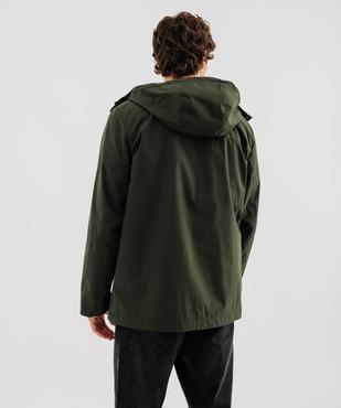 Parka doublée à capuche homme vue3 - GEMO (HOMME) - GEMO