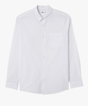 Chemise homme uni à manches longues - Repassage facile vue4 - GEMO (HOMME) - GEMO