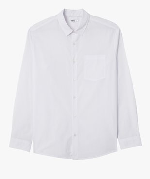 Chemise homme uni à manches longues - Repassage facile vue4 - GEMO (HOMME) - GEMO