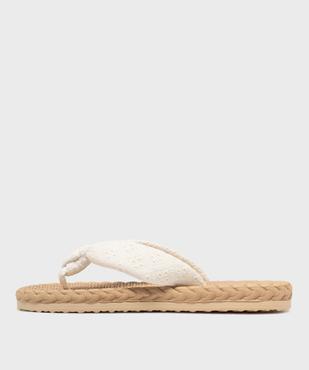 Tongs en toile femme - LuluCastagnette vue3 - LULUCASTAGNETTE - GEMO