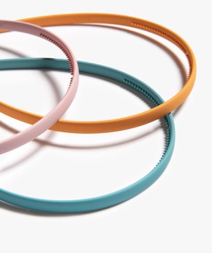 Serre-tête fille coloris assortis (lot de 3) vue2 - GEMO (ACCESS) - GEMO