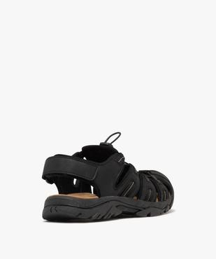 Chaussures confort ouvertes à lacets élastiques homme vue4 - G'FLEX - GEMO