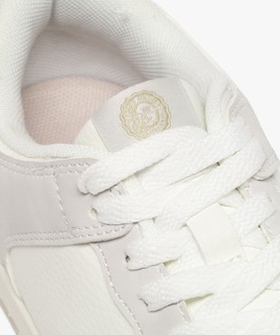 Baskets basses bicolores et grainées femme - Camps United vue6 - CAMPS GEMO FOR GOOD - GEMO