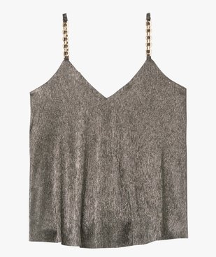 Débardeur femme en maille pailletée vue4 - GEMO(FEMME PAP) - GEMO