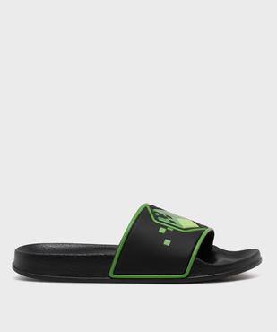 Sandales à large bride imprimée garçon - Minecraft vue1 - MINECRAFT - GEMO