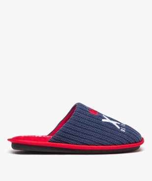 Chaussons homme mules XV de France dessus en maille  vue1 - FFR - GEMO