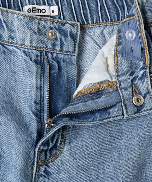 Jean Barrel avec taille ajustable fille vue4 - GEMO (ENFANT) - GEMO