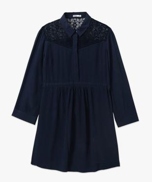 Blouse de grossesse fluide avec dentelle à manches ¾ vue4 - GEMO(FEMME PAP) - GEMO