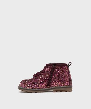 Boots à paillettes avec double fermeture bébé fille - Lovely Wings vue3 - LOVELY WINGS - GEMO