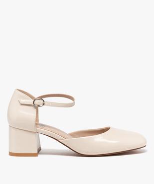 Sandales femme compensées à brides strass vue1 - GEMO(URBAIN) - GEMO