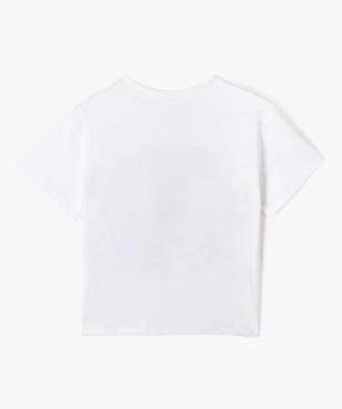 Tee-shirt manches courtes ample imprimé fille - Wednesday vue3 - WEDNESDAY - GEMO