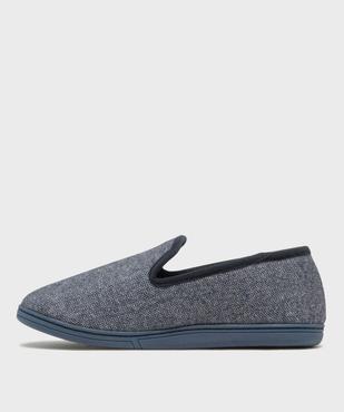 Chaussons en textile et velours ras homme - Dim vue3 - DIM - GEMO