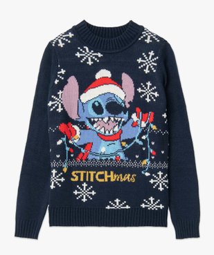 Pull de Noël femme à motif XXL Stitch - Disney vue4 - DISNEY - GEMO