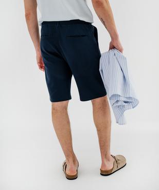 Bermuda en maille piquée coupe ample homme vue4 - GEMO 4G HOMME - GEMO