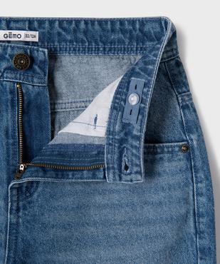 Bermuda en jean coupe Regular avec ceinture ajustable garçon vue2 - GEMO (JUNIOR) - GEMO