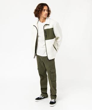 Pantalon cargo coupe regular homme vue5 - GEMO 4G HOMME - GEMO