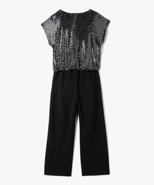 Combinaison pantalon fille avec haut pailleté vue3 - GEMO (ENFANT) - GEMO