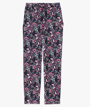 Pantalon de pyjama fluide femme vue4 - GEMO 4G FEMME - GEMO