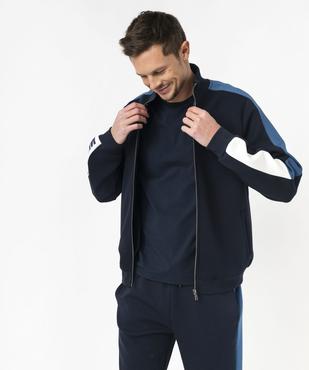 Sweat zippé à col montant spécial sport homme vue2 - GEMO (HOMME) - GEMO