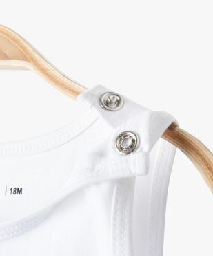 Ensemble bébé garçon 2 pièces : débardeur et short en jersey imprimé vue2 - GEMO(BEBE DEBT) - GEMO